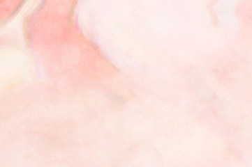 Fototapeta premium Modern painting of soothing brush strokes resembling alcohol inks. Watercolor abstract painting with pastel colors for poster, wall art, banner, card, book cover or packaging.