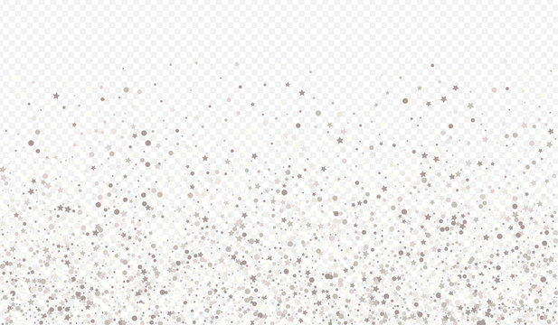 Silver Sparkle Luxury Transparent Background. 