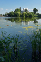The Invartita Lake Nucsoara in Romania