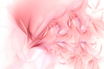 Fototapeta premium red and pink background with romantic feathers