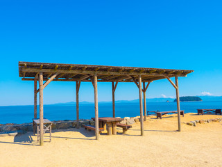 Twenty-Four Eyes Movie Gallery in Shodoshima Island in Kagawa Prefecture, Travel at Sea or Ocean in Summer