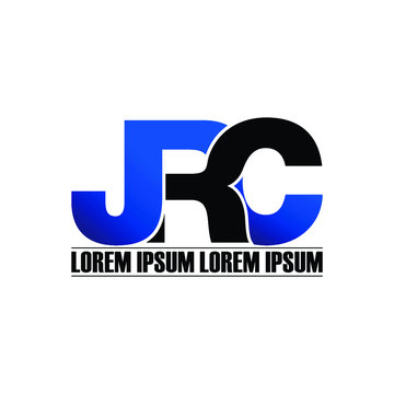 JRC letter monogram logo design vector