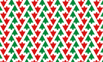 Red and green vertical arrow pattern on white background vector