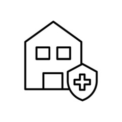 home icon on a white background