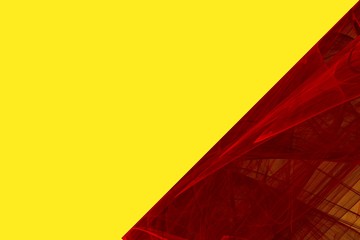 Red triangle on a yellow background