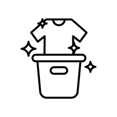 washing dress icon design vector