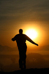 Brincando com Nascer do Sol