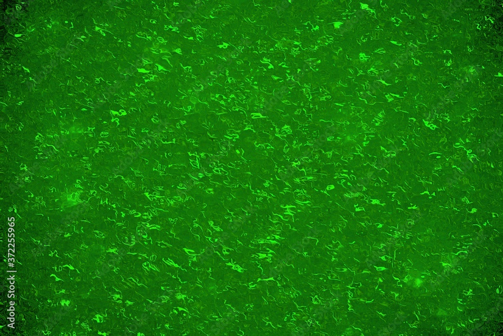 Wall mural green shiny and rippling surface. blurred abstract background for design and decoration.glossy light
