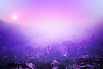 Bosnia and Herzegovina, Sarajevo - City View