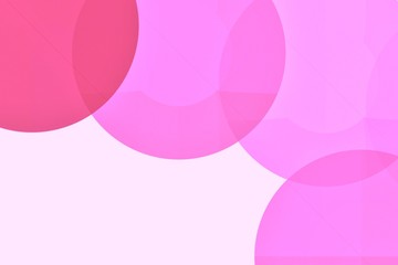 Abstract pink background with circles, for design and decoration. Pink base for web and print