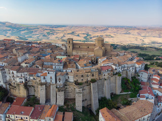 Obraz premium Panoramic view of Acerenza. Basilicata. Italy. aerial view of Acerenza