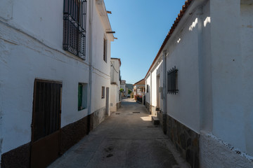Fototapeta na wymiar street of a town in southern Spain