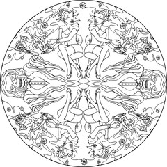 Mandala Death's Tea Party