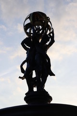 Obraz premium close up of the statue 