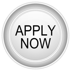 Apply now Button on white background - illustration