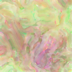 Watercolor abstract painting with pastel colors. Soft color painted illustration of calming composition for poster, wall art, banner, card, book cover or packaging. Modern brush strokes painting.