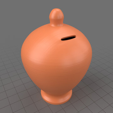Terracotta money box