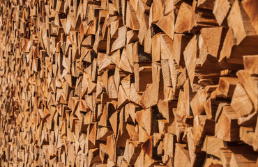 Cut wooden background in Switzerland.