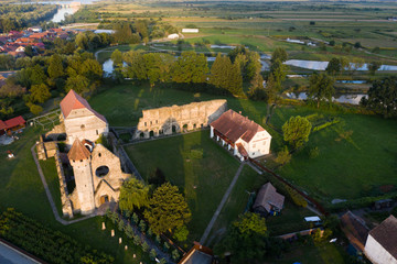 Carta, Romania. The old ruined cistercian abbey from Transylvania