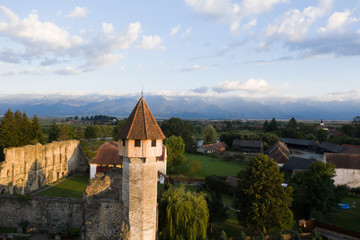 Fototapeta premium Carta, Romania. The old ruined cistercian abbey from Transylvania