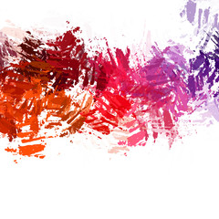 Brushed Painted Abstract Background. Brush stroked painting. Artistic vibrant and colorful wallpaper..