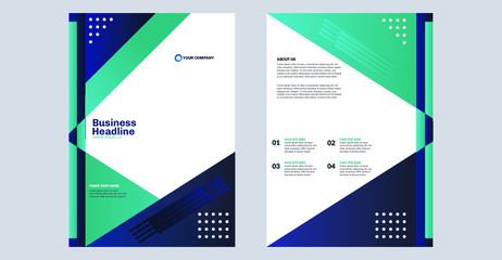 Naklejka premium business card template