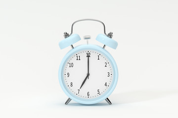 Classic alarm clock, concept of time, 3d rendering.