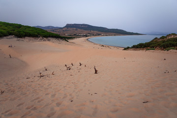 Bolonia dune at Cadiz province of Andalusia, Spain.