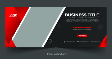 Abstract banner design web template Set, Horizontal header web banner