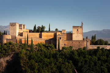 The Alhambra is a palace and fortress complex located in Granada, Andalusia, Spain.