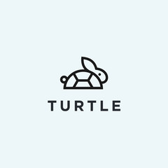 abstract turtle logo. turtle icon