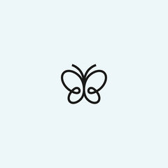 abstract butterfly logo. butterfly icon