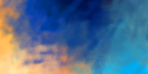 Brushed Painted Abstract Background. Brush stroked painting. Artistic vibrant and colorful wallpaper.