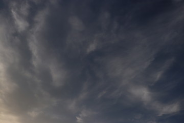 clouds in the sky