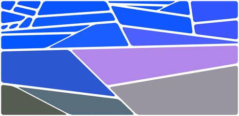 Colorful illustration with blank white space. Abstract geometric pattern. Mosaic background. Geometrical multicolored shapes.