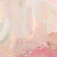 Contemporary art. Colorful texture of hand made artwork. Modern painting. Watercolor strokes on surface. Artistic background image. Abstract painting on canvas. Brushstrokes.