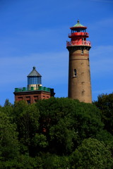Fototapeta na wymiar Leuchtturm auf dem Kap Arkona auf der Ostseeinsel Rügen