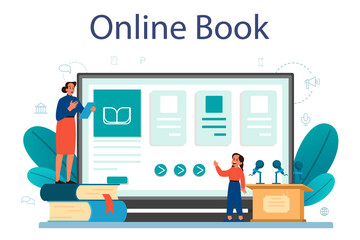 Rhetoric or elocution school class online service or platform. Voice