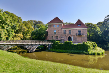 Castle in Oporow in central Poland.