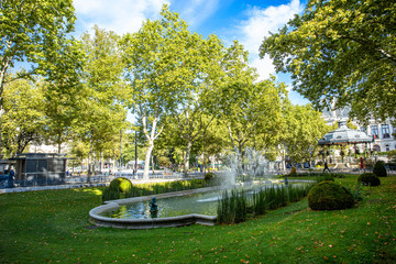 place jean Jaurès  dans la ville de Saint-étienne © ALF photo