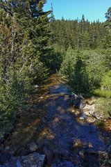 landscape near The Fish Lakes, Rila mountain, Bulgaria