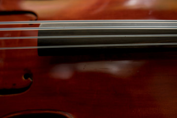 cello abstract and close up