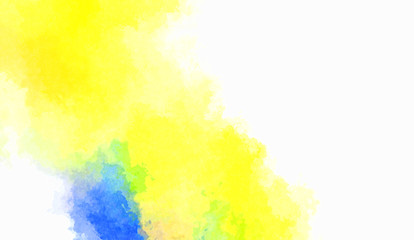 Fototapeta premium Watercolor painted background. Abstract Illustration wallpaper. Brush stroked painting. 2D Illustration.