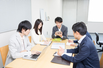 Fototapeta premium 会議風景