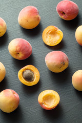 Delicious sweet fresh apricots.