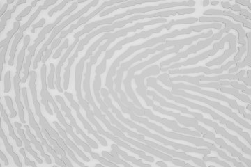 Minimalist organic abstract background. Natural black and white cyberpunk structure. Three-dimensional render visualization of microscopic shapes.