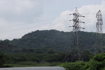 high voltage power lines