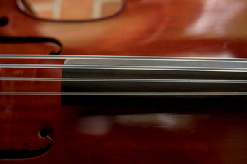 cello abstract and close up