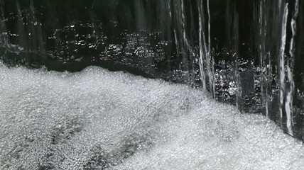 froth from water