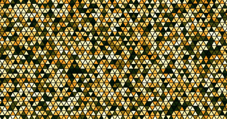 Triangular mosaic texture. Abstract polygonal background.